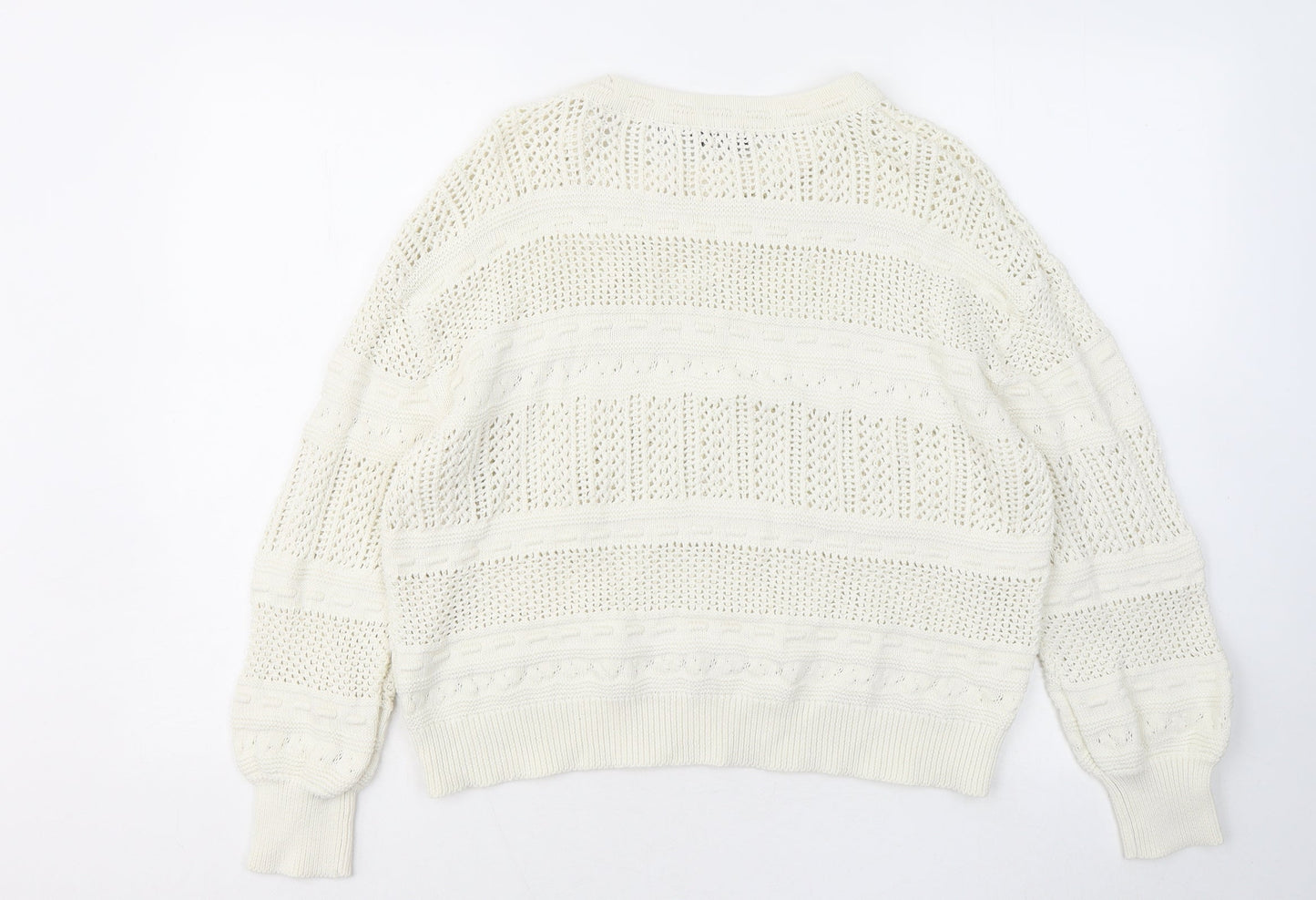 Womens UK Size 12 Dorothy Perkins White Pullover Jumper