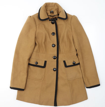 George Womens Brown Jacket Coatigan Size 12