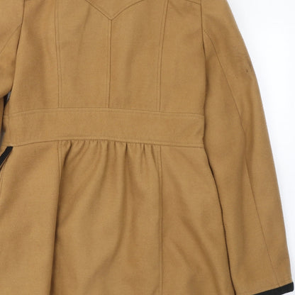 George Womens Brown Jacket Coatigan Size 12