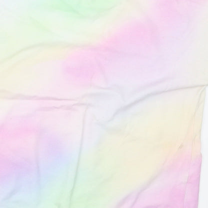 Tik Tok Girls Multicoloured Cotton Basic T-Shirt Size 11 Years Round Neck - Tik Tok