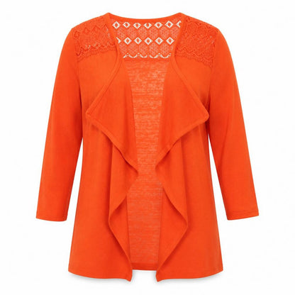 Womens UK Size S George Orange Cardigan Jumper
