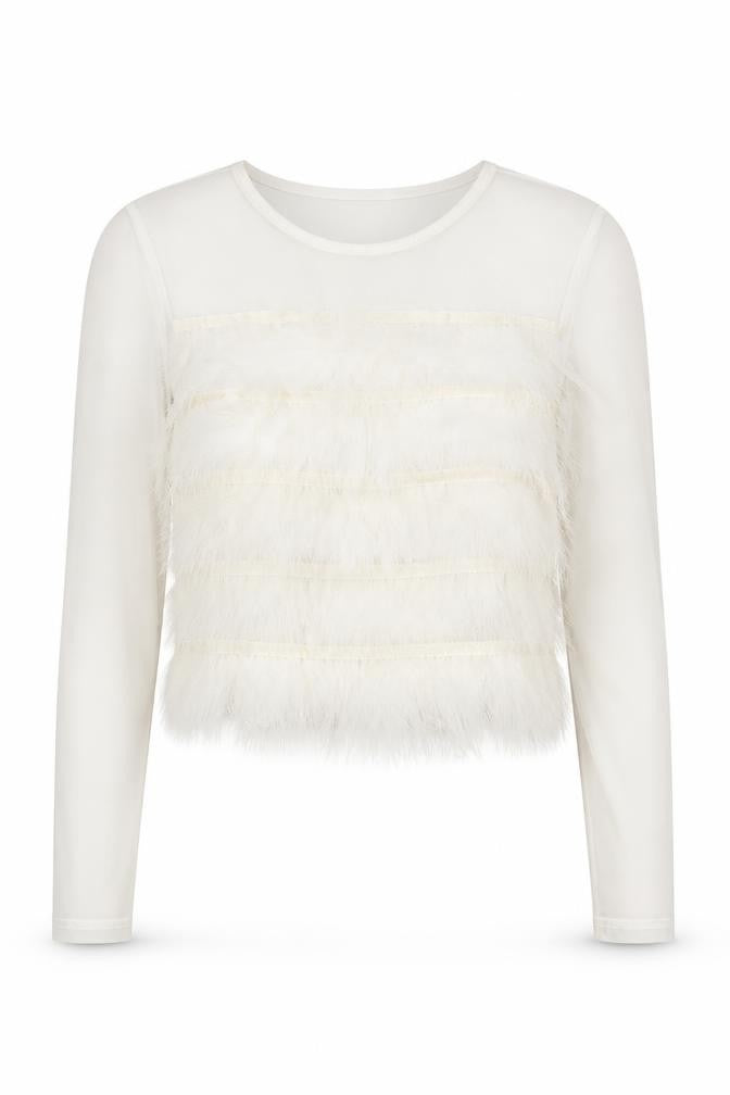 Womens UK Size 8 PRETTYLITTLETHING White Cropped Blouse