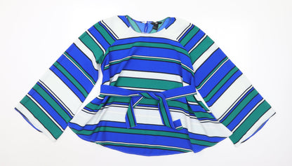 Womens UK Size 8 H&M Multicoloured Basic Blouse