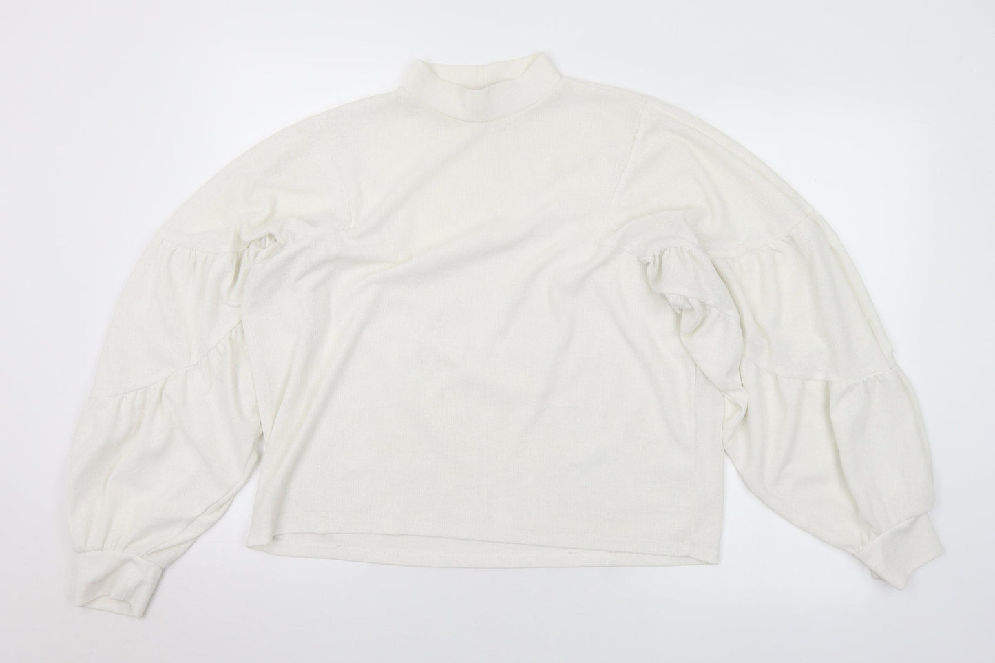 Womens UK Size M Zara White Basic Blouse