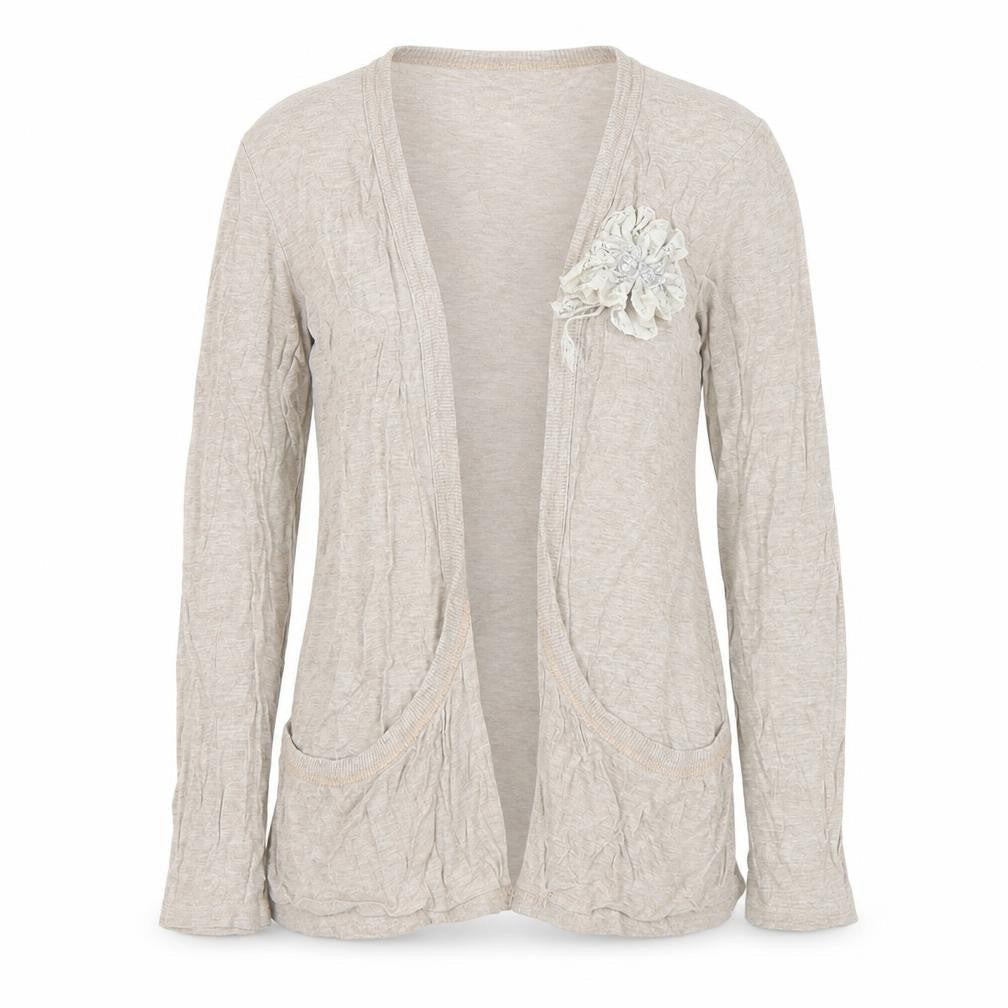 Womens UK Size 10 New Look Beige Cardigan Jumper