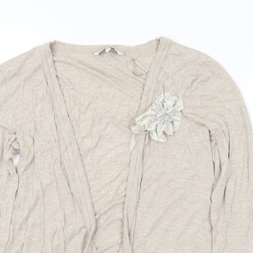 Womens UK Size 10 New Look Beige Cardigan Jumper
