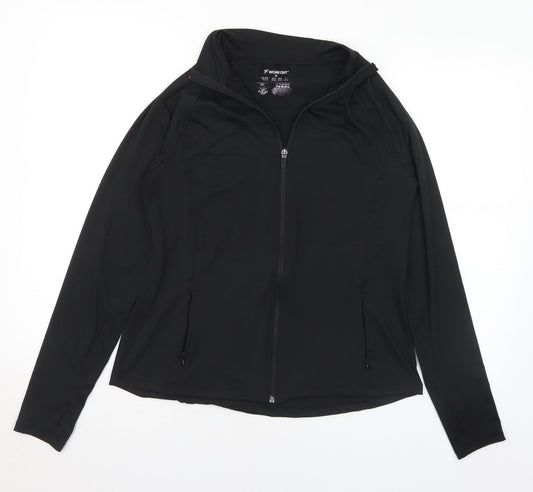 Womens UK Size 12 Workout Black Jacket