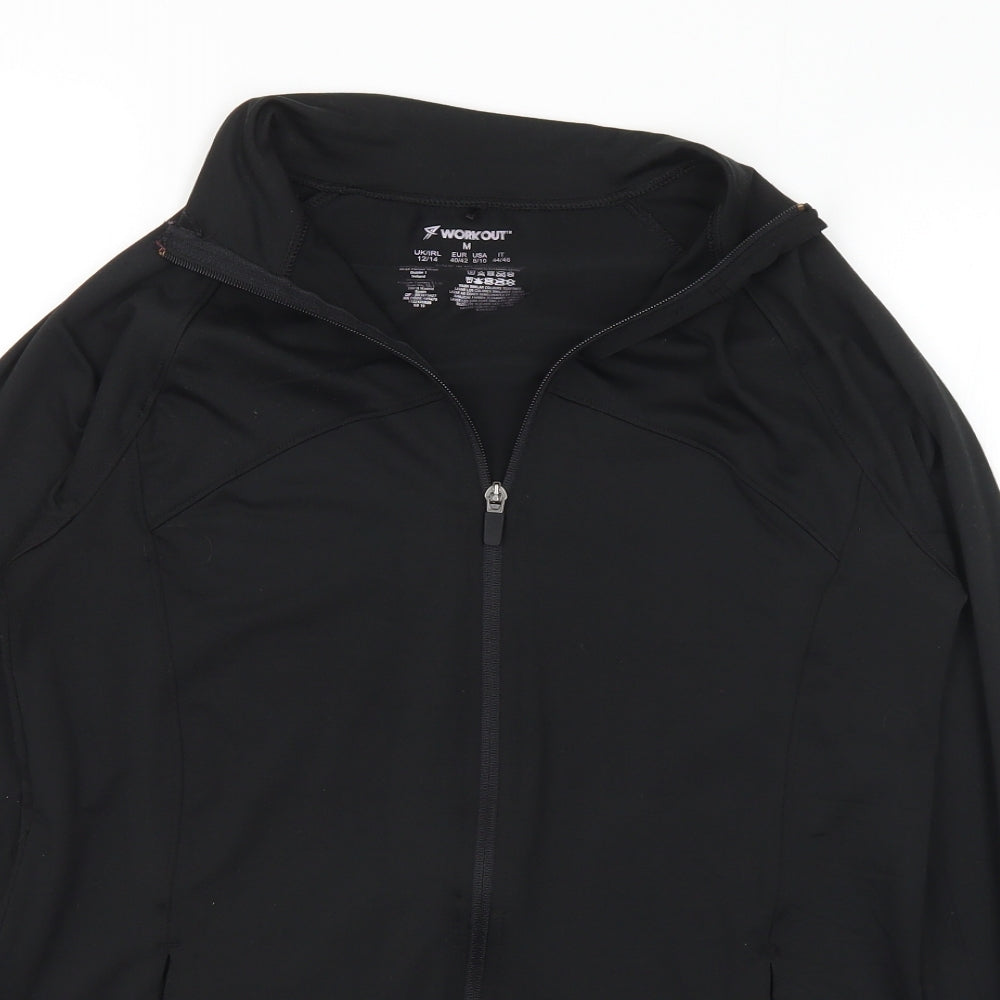 Womens UK Size 12 Workout Black Jacket
