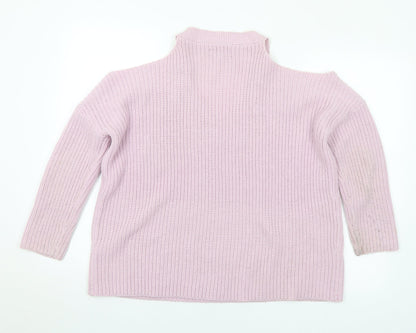Womens UK Size S New Look Pink Pullover Jumper