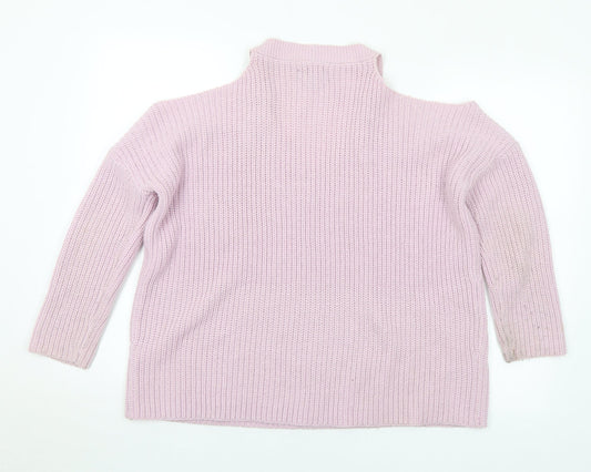 Womens UK Size S New Look Pink Pullover Jumper