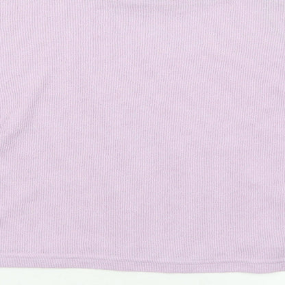 Womens UK Size S Divided Purple Pullover Jumper