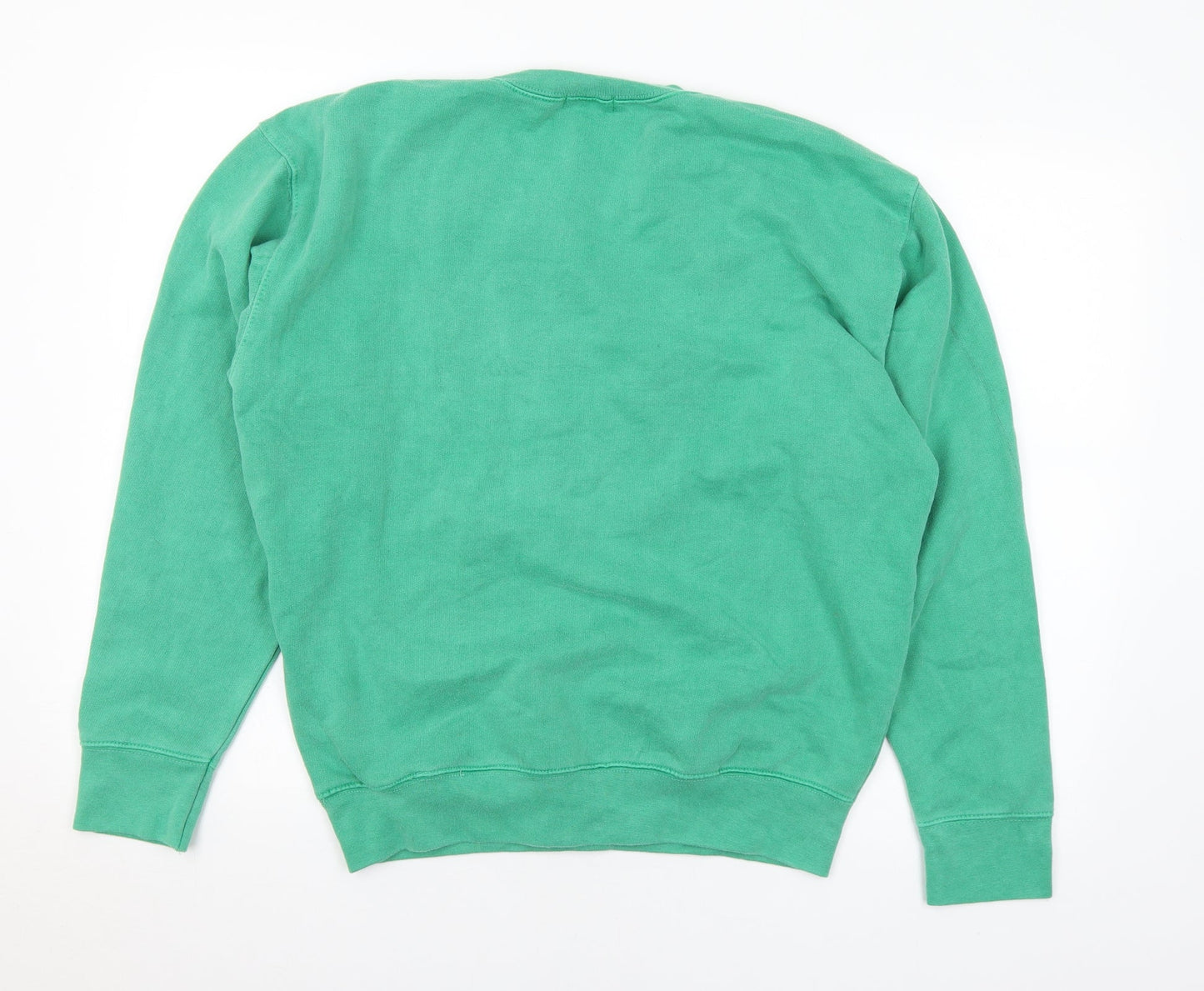 Mens UK Size M PRETTYLITTLETHING Green Pullover Sweatshirt