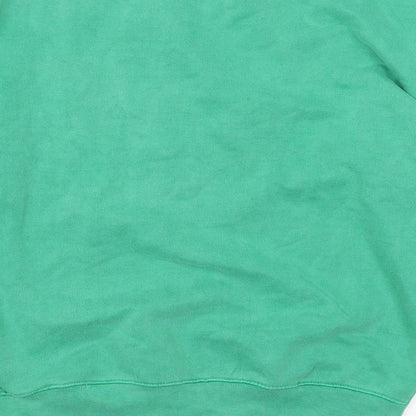 Mens UK Size M PRETTYLITTLETHING Green Pullover Sweatshirt