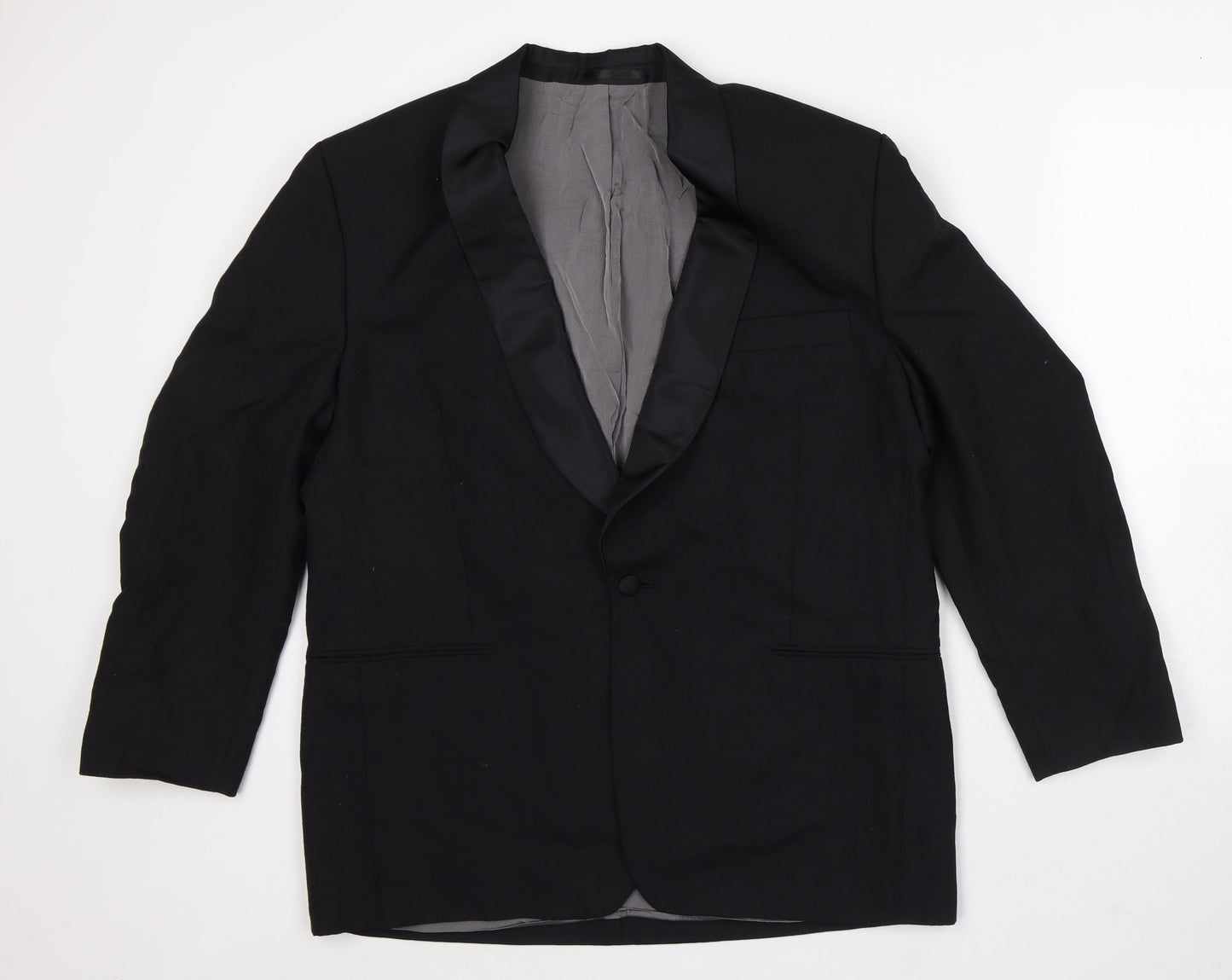 Mens UK Size M Preworn Black Jacket