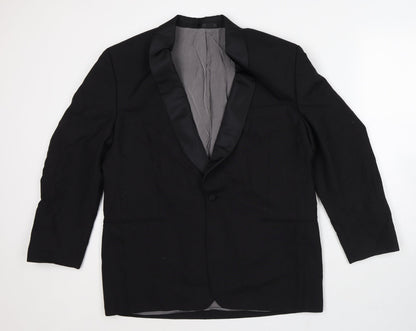 Mens UK Size M Preworn Black Jacket