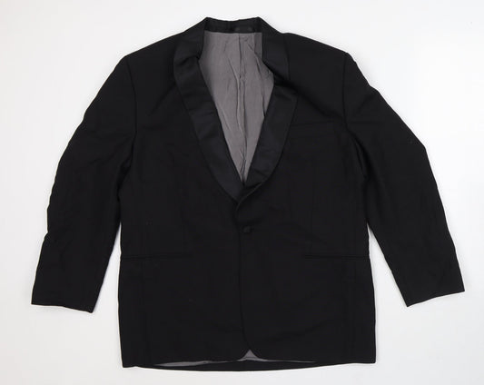 Mens UK Size M Preworn Black Jacket