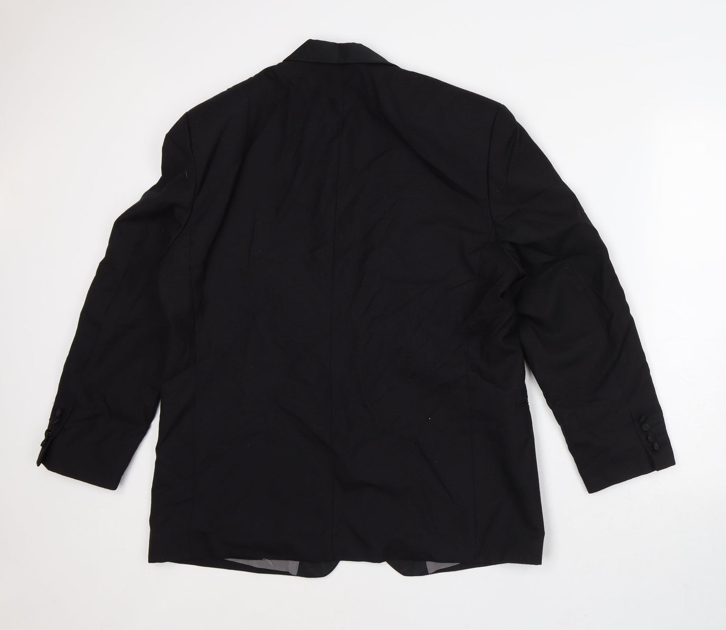 Mens UK Size M Preworn Black Jacket