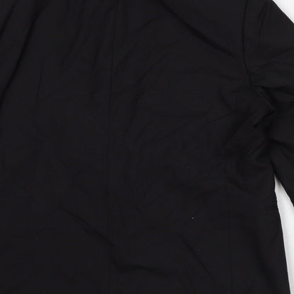 Mens UK Size M Preworn Black Jacket