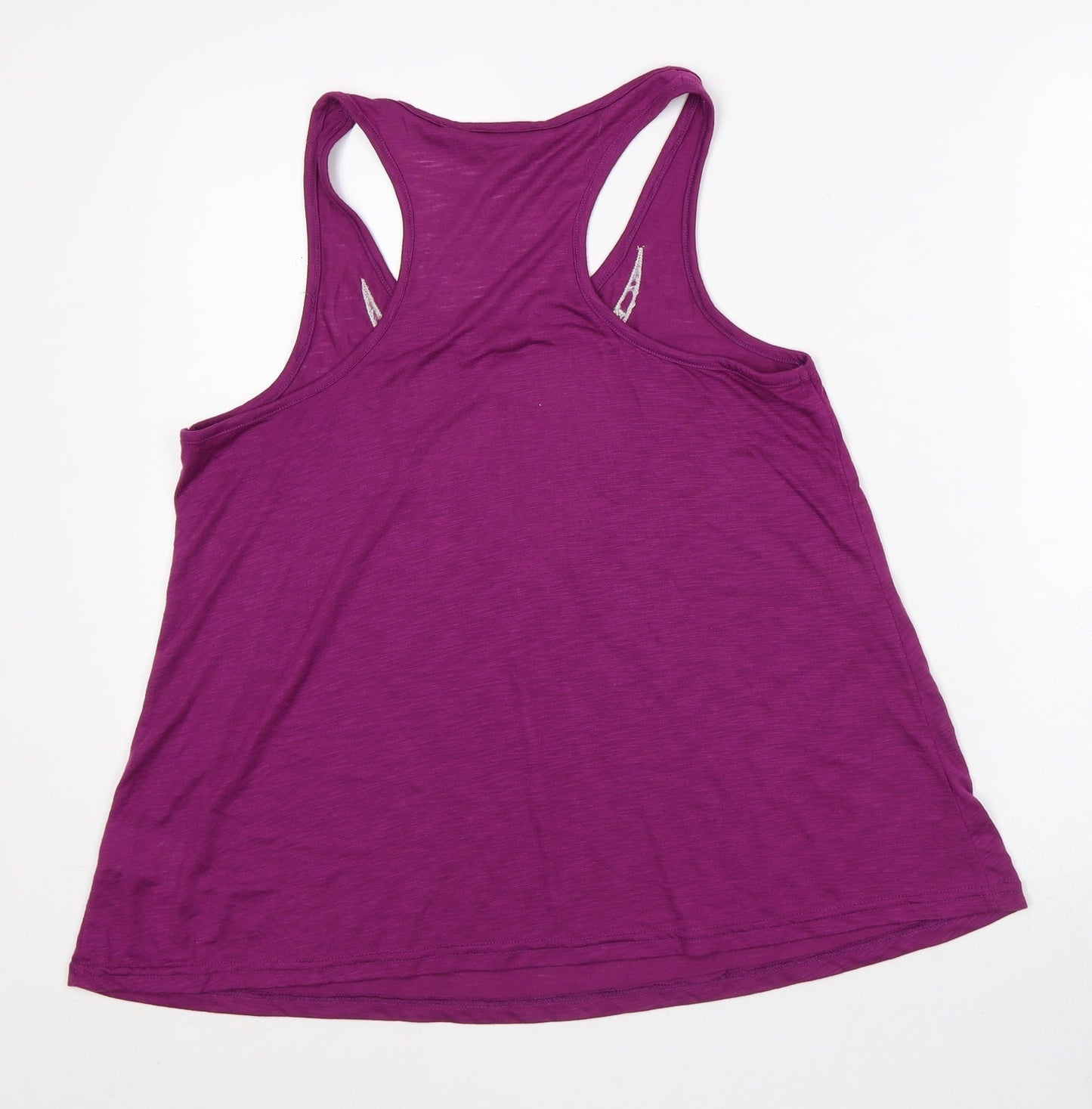Womens UK Size 12 Peacocks Purple Camisole Tank