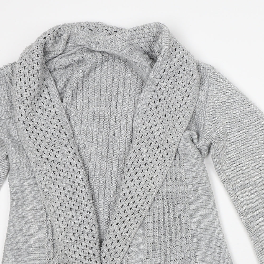 Womens UK Size M Preworn Grey Cardigan Jumper