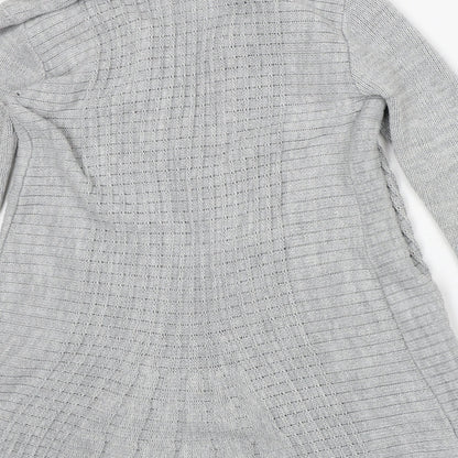 Womens UK Size M Preworn Grey Cardigan Jumper