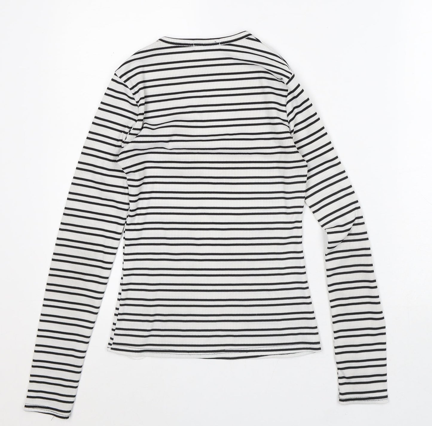 Womens UK Size 6 In the Style White Basic T-Shirt