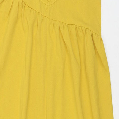 SheIn Womens Yellow Polyester Jumpsuit One-Piece Size XS L27 in