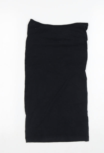 Miss Selfridge Womens Black Polyester Bodycon Size 6 Off the Shoulder