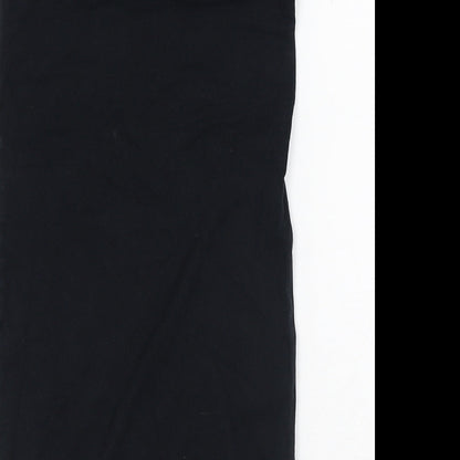Miss Selfridge Womens Black Polyester Bodycon Size 6 Off the Shoulder