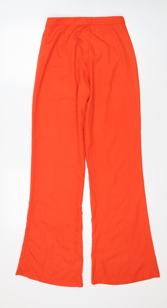 Womens UK Size 6 PRETTYLITTLETHING Regular Fit  Orange Trousers