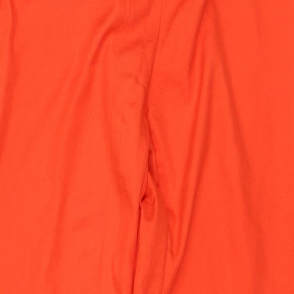 Womens UK Size 6 PRETTYLITTLETHING Regular Fit  Orange Trousers
