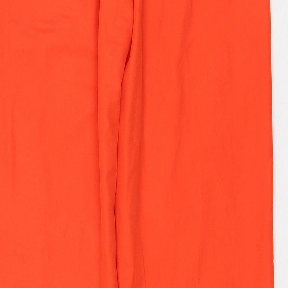 Womens UK Size 6 PRETTYLITTLETHING Regular Fit  Orange Trousers