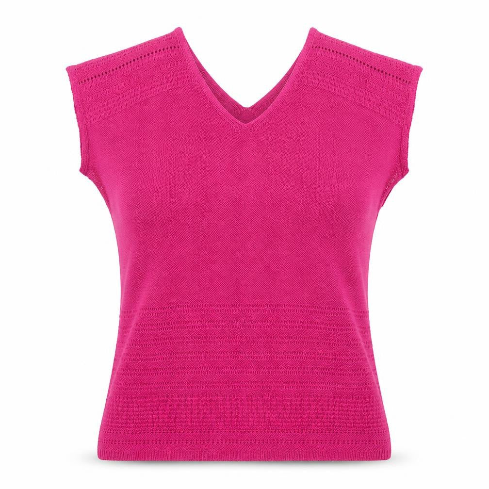 Womens UK Size 12 Per Una Pink Basic T-Shirt