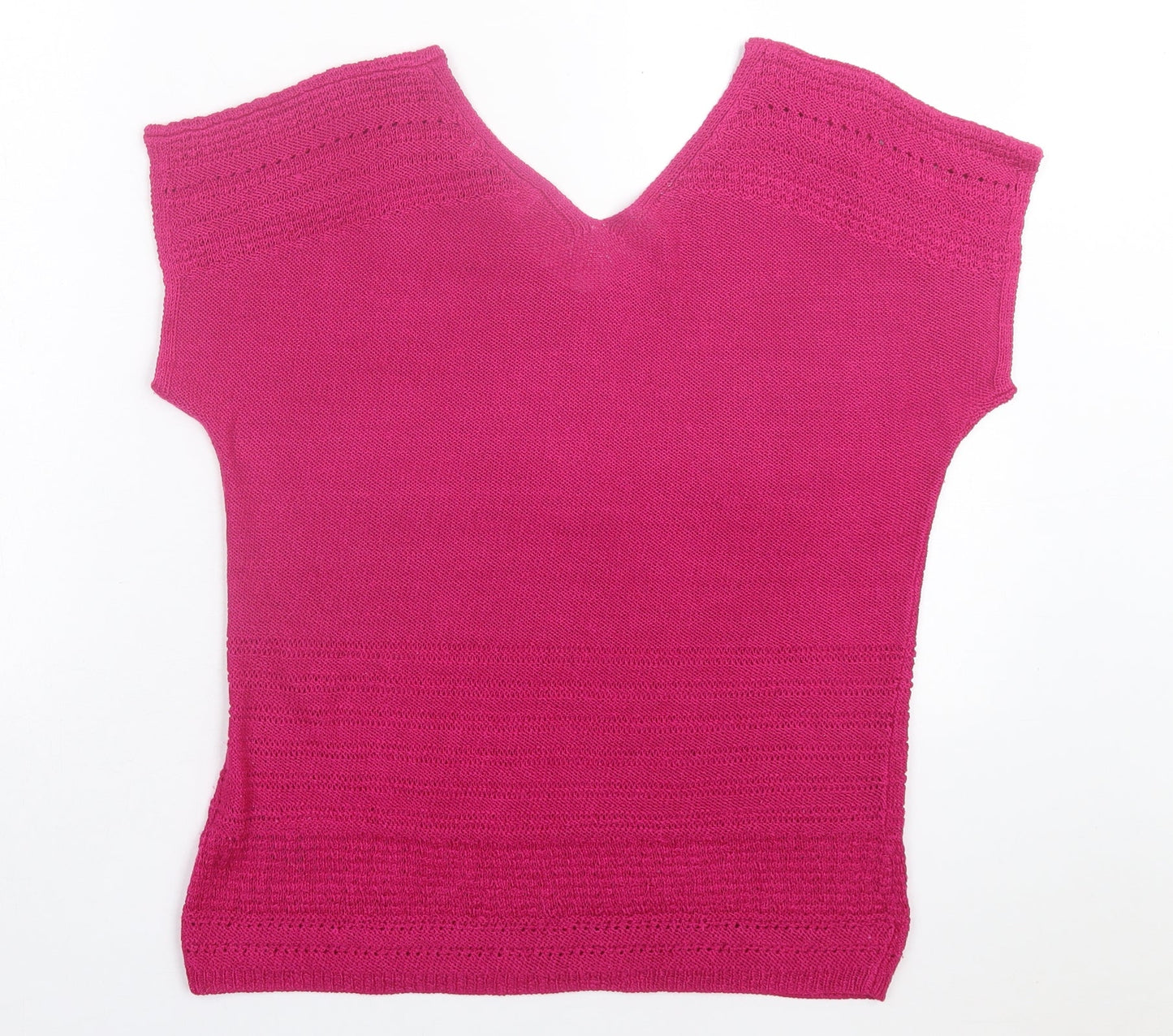 Womens UK Size 12 Per Una Pink Basic T-Shirt