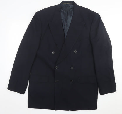 Mens UK Size 42 Marks and Spencer Regular Blue Suit Jacket