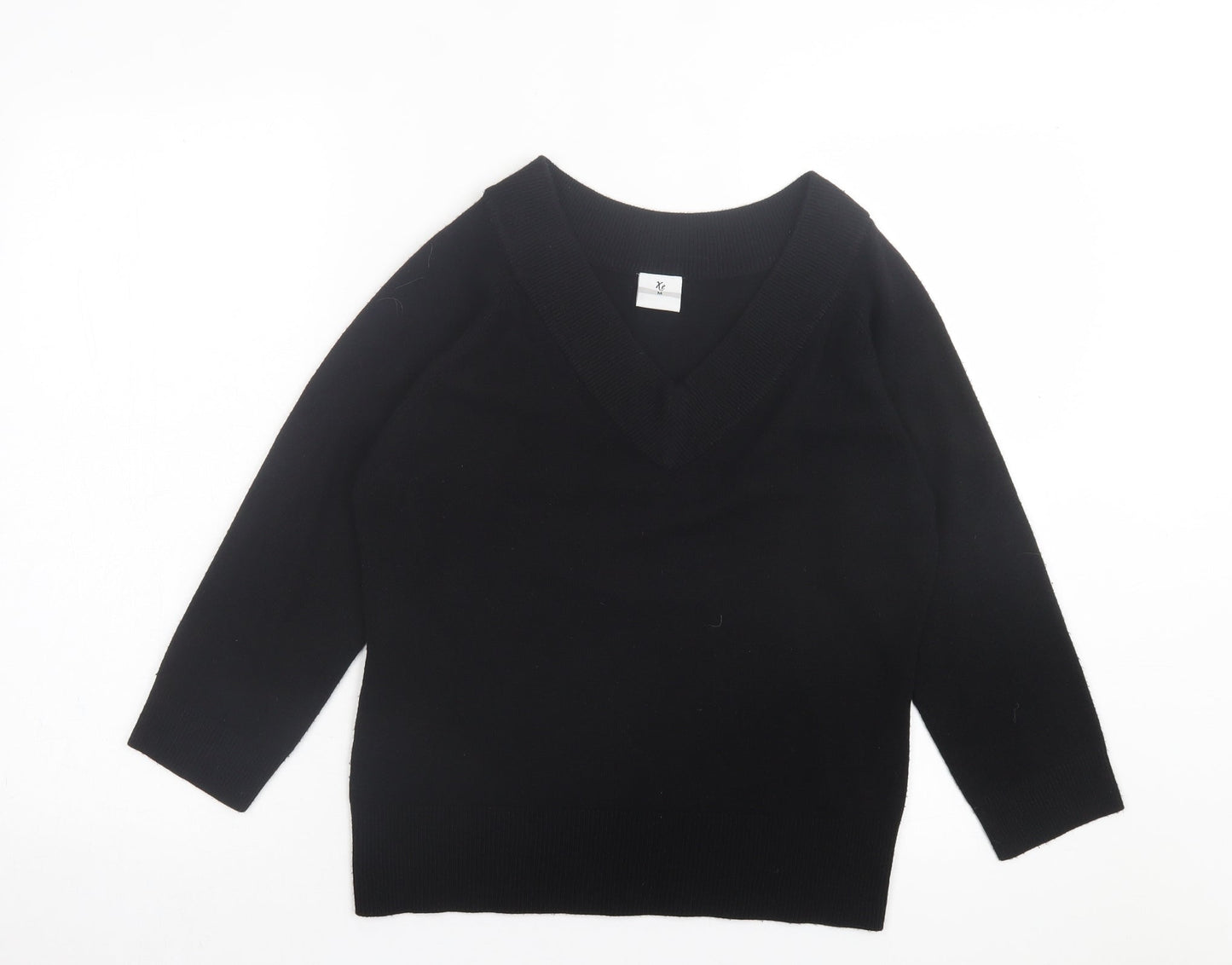 Womens UK Size M Xe Black Pullover Jumper