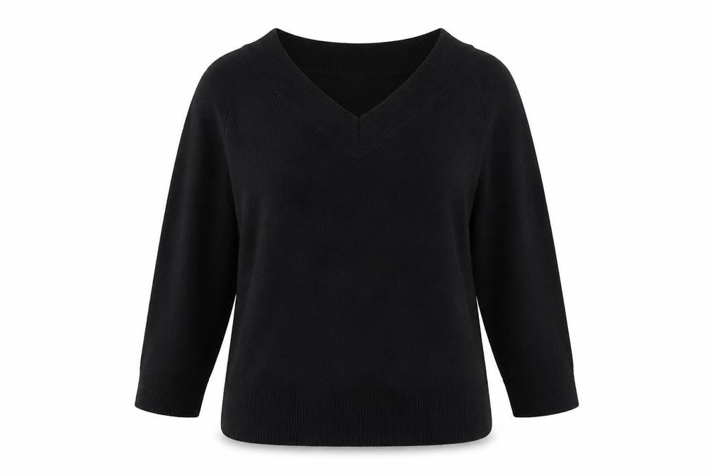 Womens UK Size M Xe Black Pullover Jumper