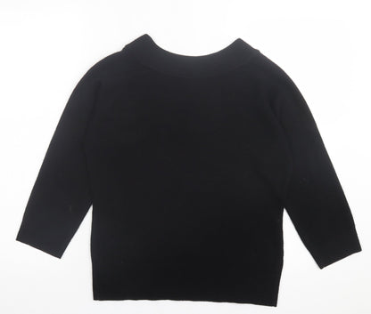 Womens UK Size M Xe Black Pullover Jumper