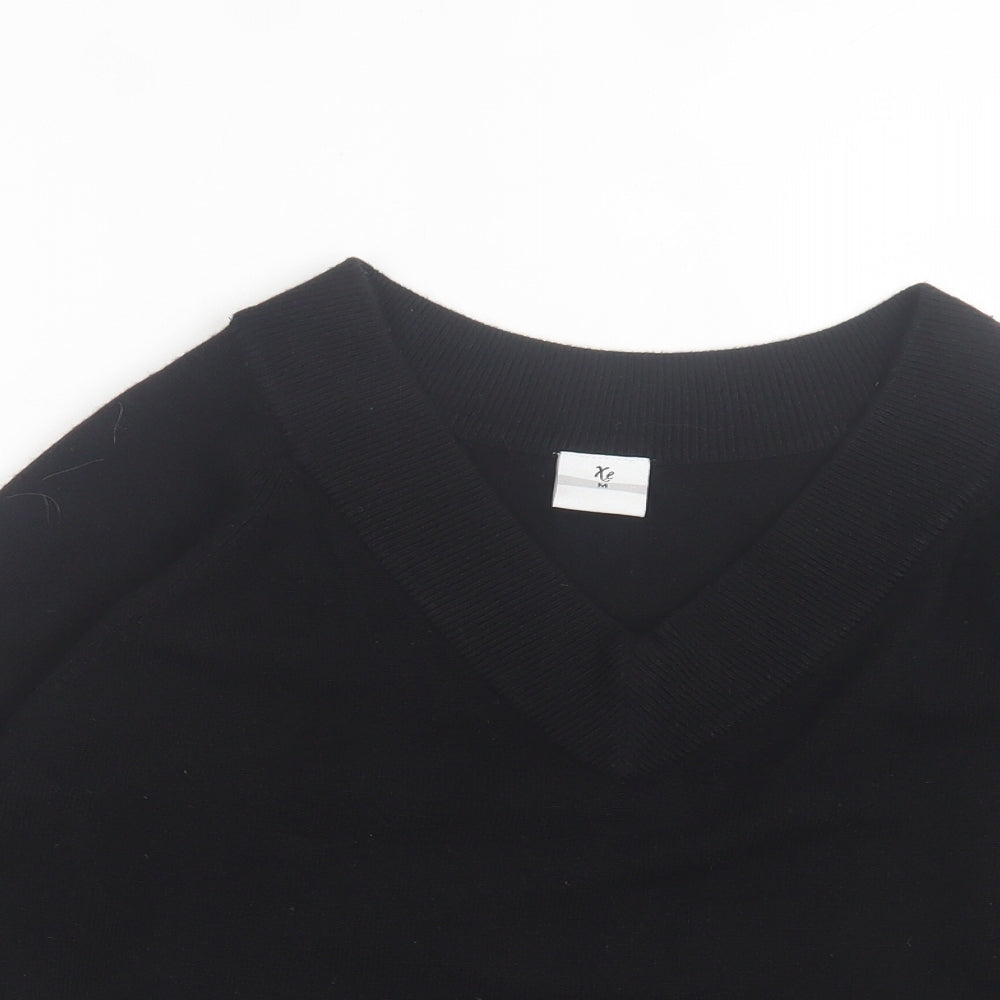 Womens UK Size M Xe Black Pullover Jumper