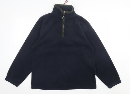 Active Mens Blue Jacket Size S Zip