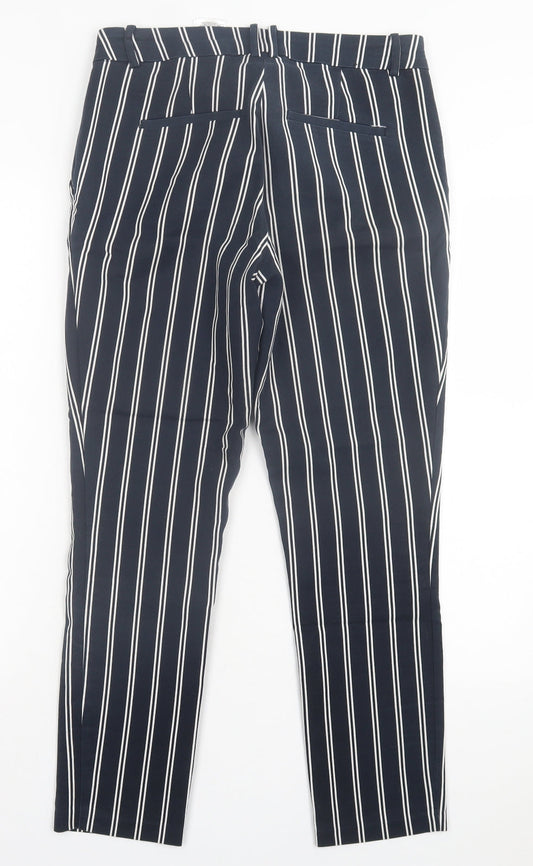 Womens UK Size 10 H&M Regular Fit  Blue Trousers