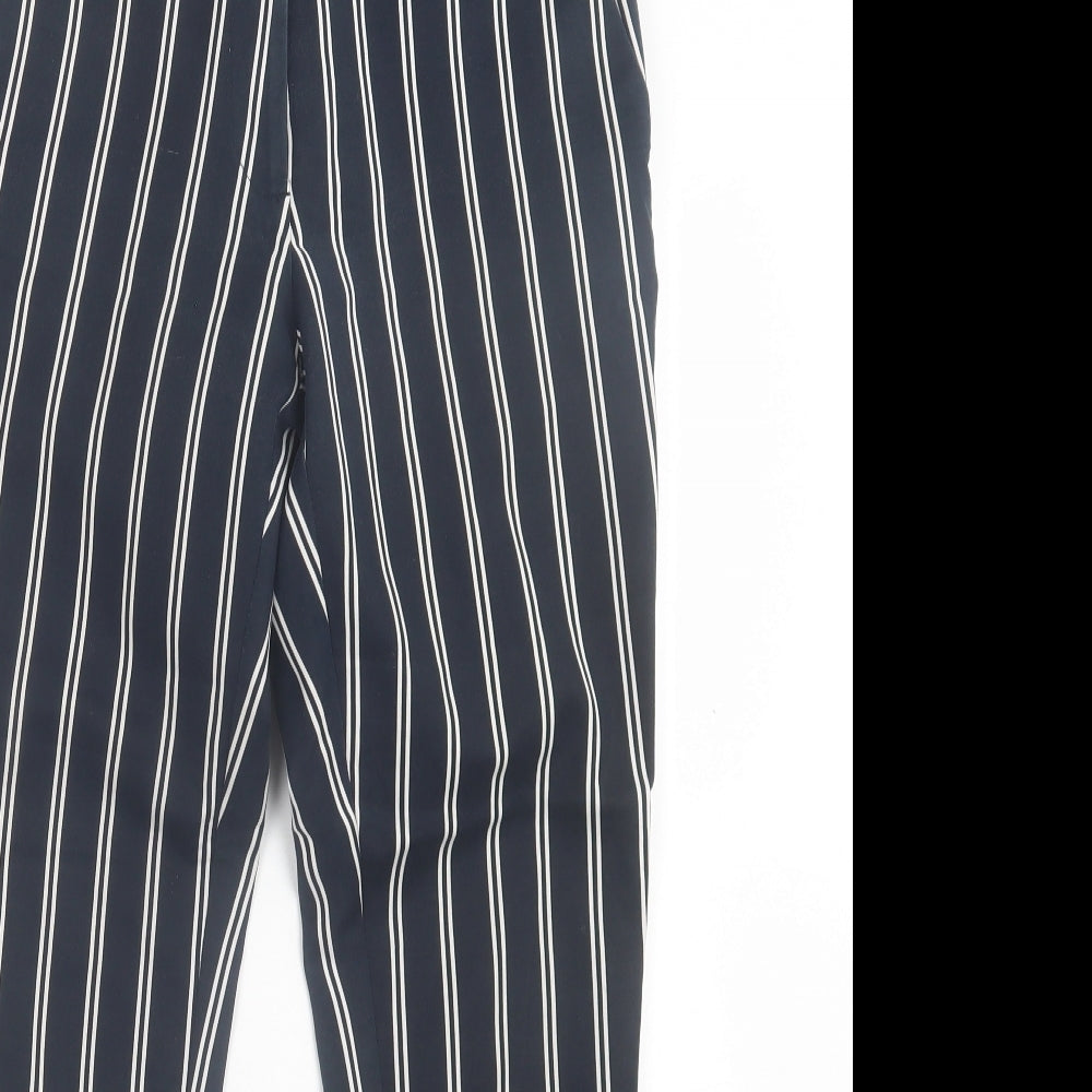 Womens UK Size 10 H&M Regular Fit  Blue Trousers