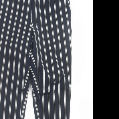 Womens UK Size 10 H&M Regular Fit  Blue Trousers