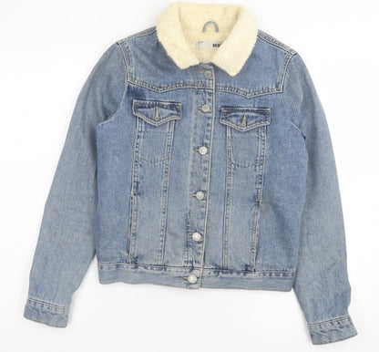 Womens UK Size 6 Topshop Blue Jacket