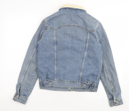 Womens UK Size 6 Topshop Blue Jacket