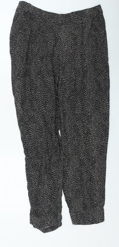 Avenue Womens Black Viscose Jegging Trousers Size M L26 in Regular