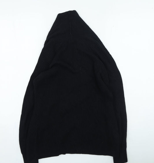Womens UK Size S H&M Black Cardigan Jumper