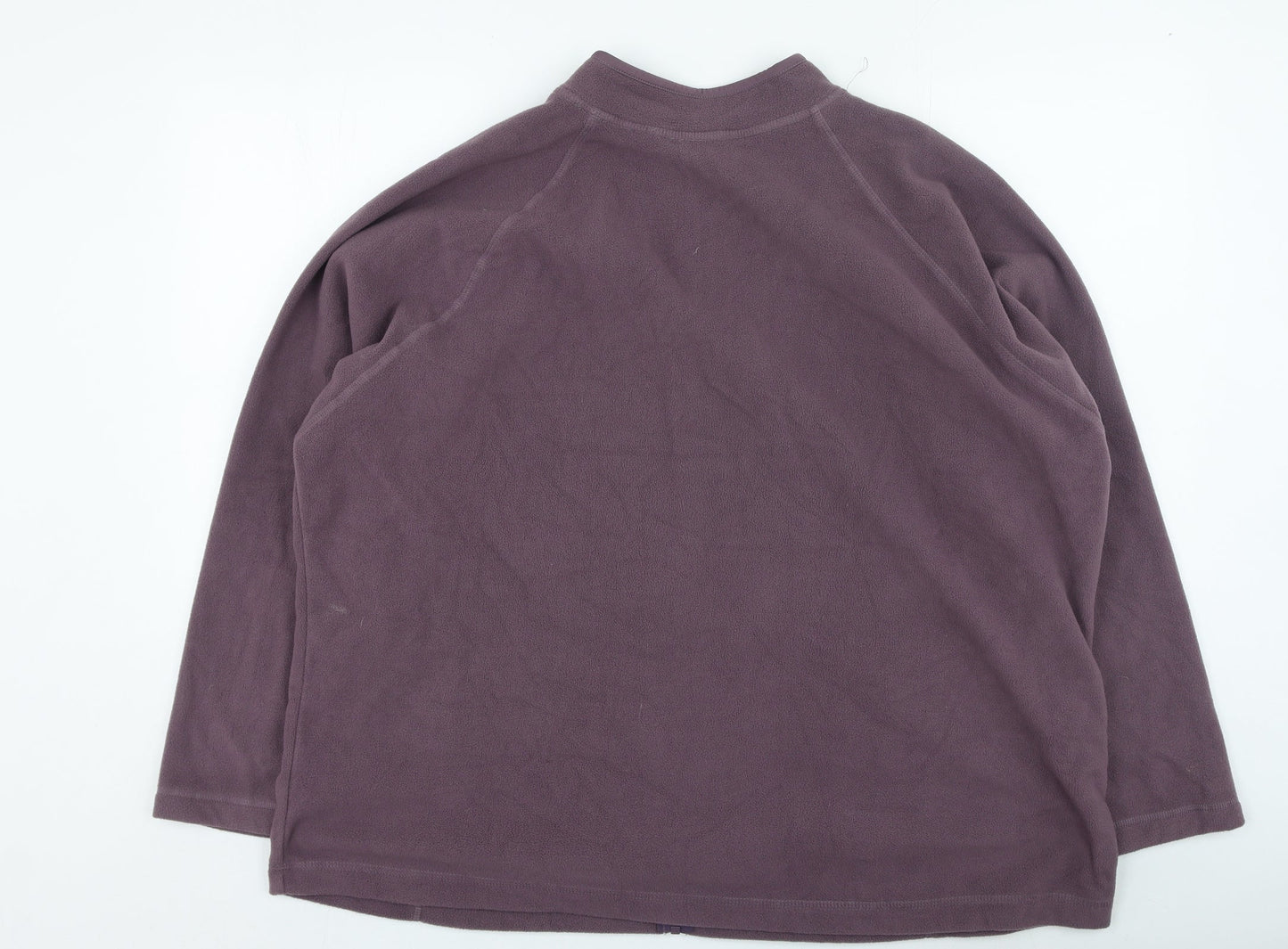 Womens UK Size S TU Purple Full Zip Jumper