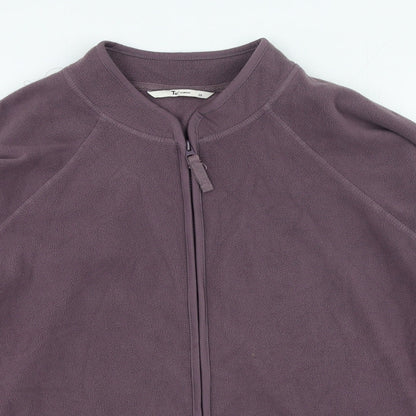 Womens UK Size S TU Purple Full Zip Jumper