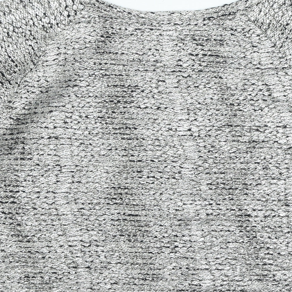 Womens UK Size 10 NEXT Silver Pullover Jumper